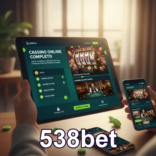 Acesso à plataforma VIP da 538bet em dispositivos móveis.