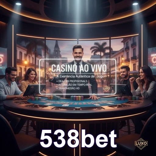 Jogadores em cassino ao vivo no 538bet com dealers profissionais.