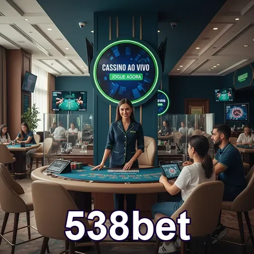 Jogadores participam de cassino ao vivo na 538bet.
