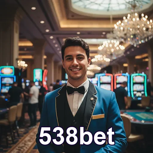 Imagem de um atendente VIP no cassino 538bet.